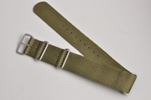 Pasek typu Nato 20105, Nylonowy, Zielony, 20mm