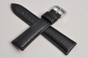 Pasek Happel Pueblo, Skórzany, Czarny, 22mm, M