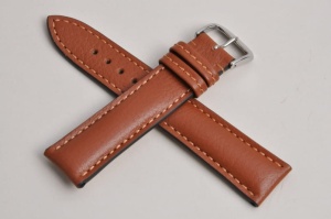 Pasek Happel Pueblo, Skórzany, Brązowy, 20mm, M