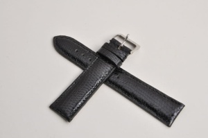 Pasek Campagnolo 601210, Skóra z jaszczurki,  Czarny, 20mm