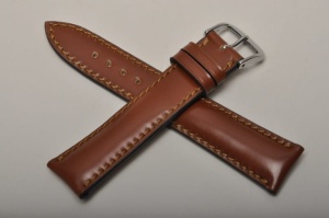 Pasek Happel Michigan, Shell Cordovan, Brązowy, 20mm