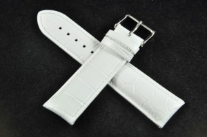 Pasek Condor 285, Skórzany, Biały, 24mm