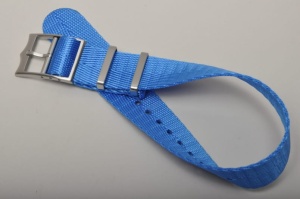 Pasek Nato Styl Tudor, Nylonowy, Niebieski, 22mm