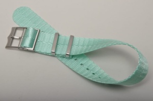 Pasek Nato Styl Tudor, Nylonowy, Seledynowy, 22mm