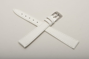 Pasek Bros 8229, Skóra z jaszczurki, Biały, 14mm 