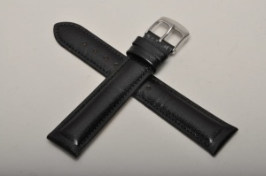 Pasek Horido 158, Skórzany, Czarny, 18mm