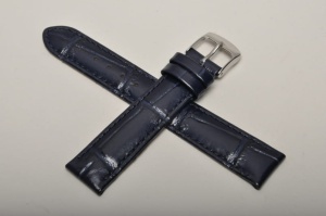 Pasek Horido 1320, Skórzany, Granatowy, 18mm, XL