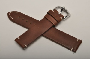 Pasek Hirsch Ranger, Skórzany, Brązowy, 20mm