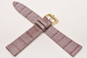 Pasek Bros 8449, Skóra naturalna, Brudny Róż, 18mm