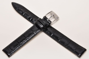 Pasek Bros 8449, Skóra naturalna, Czarny, 13mm