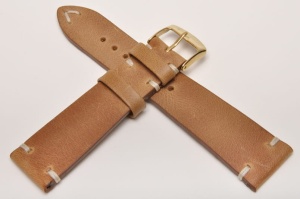 Pasek Horido 9450 Vintage, Skórzany, Brązowy, 22mm