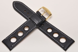 Pasek Horido 9207 Rally, Skórzany, Czarny, 20mm