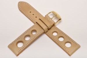 Pasek Horido 9207 Rally, Skórzany, Żółty, 20mm