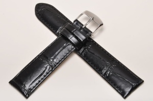 Pasek Horido 1320, Skórzany, Czarny, 20mm