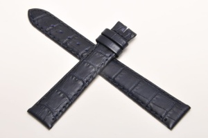 Pasek do zegarka Longines Dolce Vita, Skórzany, Granatowy, 15mm