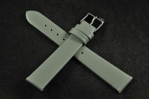 Pasek do zegarka Adriatica 3732, Skórzany, Szary, 16mm