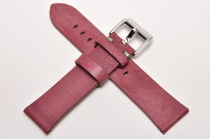 Pasek Stailer Select 5953 Vintage, Skórzany, Bordowy, 22mm