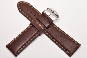 Pasek Stailer Hand Made 4862, Skórzany, Ciemny brąz, 22mm