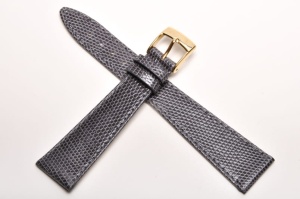 Pasek Bros 8229, Skóra z jaszczurki, Szary, 20mm