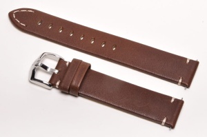 Pasek Hirsch Ranger, Skórzany, Brązowy, 18mm