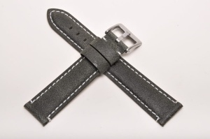 Pasek Fluco Woodstock 312M, Skórzany, Zielony, 20mm