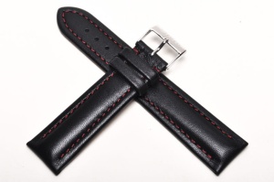 Pasek Stailer Original 2711, Skórzany, Czarny, 20mm