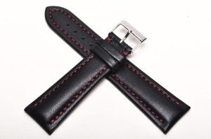 Pasek Stailer Original 2711, Skórzany, Czarny, 22mm
