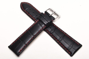 Pasek Stailer Original 2731, Skórzany, Czarny, 22mm