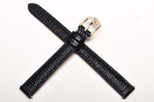 Pasek do zegarka Hirsch Rainbow, Skórzany, Czarny, 11mm, M