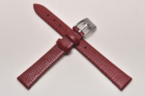 Pasek Horido 098, Skórzany, Czerwony, 12mm 