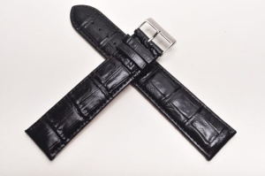 Pasek Stailer 1521, Skórzany, Czarny, 22mm, XL