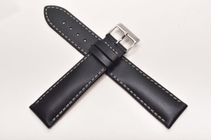 Pasek Stailer 1211, Skórzany, Czarny, 20mm, XL 