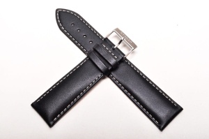 Pasek Stailer 1211, Skórzany, Czarny, 22mm, XL