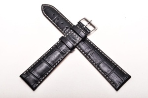 Pasek Stailer 1141A, Skórzany, Czarny, 20mm, XL