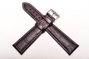 Pasek Stailer 1142A, Skórzany, Ciemny brąz, 20mm XL