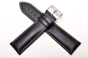 Pasek Stailer 1211, Skórzany, Czarny, 22mm