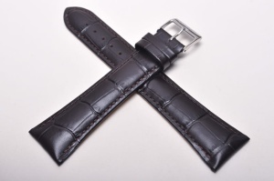 Pasek Stailer 1552A, Skórzany, Ciemny brąz, 24mm, XL