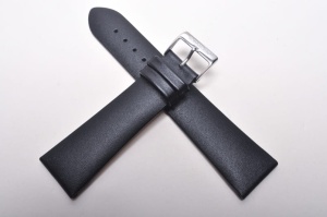 Pasek Stailer 1071, Skóra naturalna, Czarny, 22mm