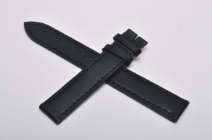 Pasek do zegarka Longines Equestrian, Skórzany, Czarny, 14mm