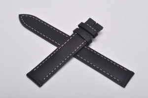 Pasek do zegarka Longines Equestrian, Skórzany, Ciemny brąz, 14mm