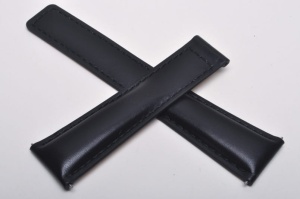 Pasek do zegarka Tag Heuer, Skórzany, Czarny, 22mm