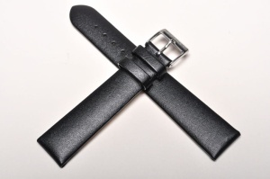 Pasek Stailer 1071, Skóra naturalna, Czarny, 18mm