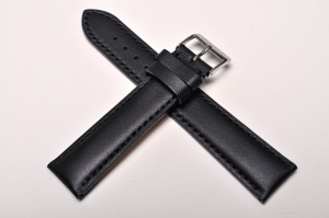 Pasek Stailer 1261, Skórzany, Czarny, 20mm, XL