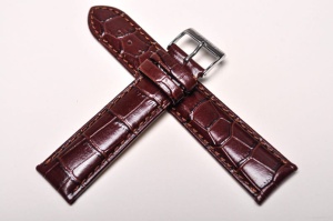 Pasek Stailer 1082, Skórzany, Brązowy, 20mm