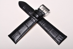 Pasek Stailer 1131A, Skórzany, Czarny, 20mm