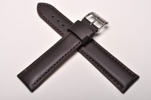 Pasek Stailer 1262, Skórzany, Brązowy, 20mm, XL