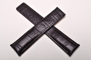 Pasek do zegarka Tag Heuer Stailer 5932, Skórzany, Ciemny Brąz, 20mm  XL