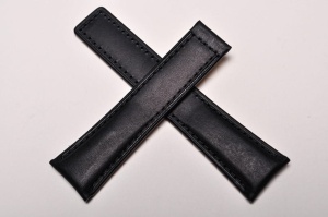 Pasek do zegarka Tag Heuer Stailer 5941, Skórzany, Czarny, 22mm XL