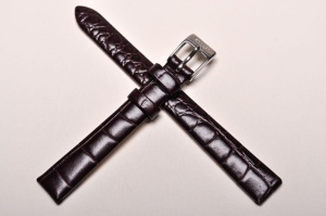 Pasek Stailer 1122, Skórzany, Bordowy, 12mm