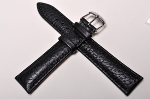 Pasek Stailer Chrono 3321, Skórzany, Czarny, 19mm
